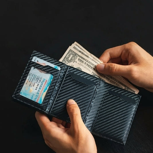 Premium RFID Men’s Wallet with Pop-Up Card Holder