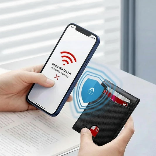 Luxury Carbon Fiber RFID Wallet for Men – Slim, Stylish and Secure